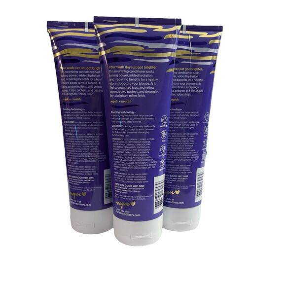 Last 1 Not Your Mother's Blonde Moment Tone & Repair Purple Conditioner 3 Pack - Picture 3 of 6